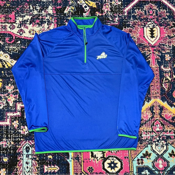 Florida Gulf Coast Eagles Men's Colosseum Blue Tortugas Quarter-Zip Size XL - Picture 1 of 1